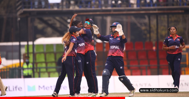 नेपालद्वारा जिम्बाब्वे पराजित
