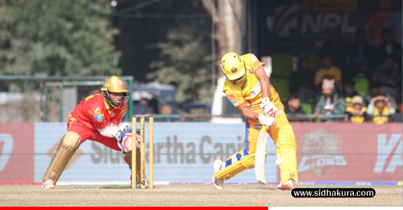 लुम्बिनीलाई सात विकेटले हराउदै सुदुरपश्चिम विजयी