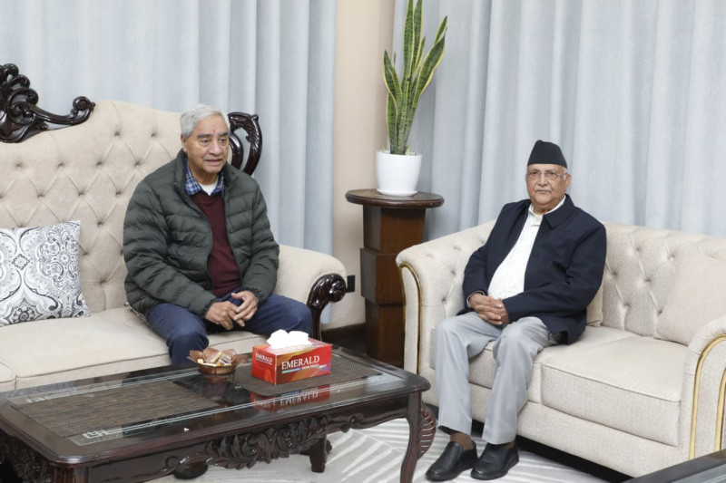 जेनजी आन्दोलनपछि ओली देउवाको पहिलो भेट, के भयो छलफल ?