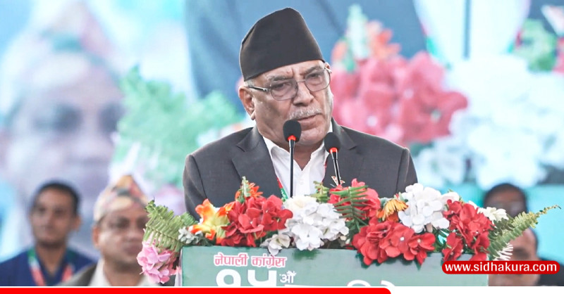 गगनले कांग्रेसमा निरन्तरताको क्रमभंग गरे, अब देशको नेतृत्व गर्ने बाटोमा हिँड्नुस् : प्रचण्ड
