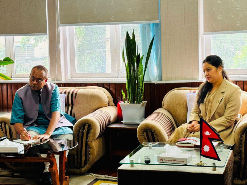 स्थानीय तहका समस्या समाधानमा मन्त्री रावल, मधेशका मुख्यमन्त्रीसगँ गरिन् छलफल