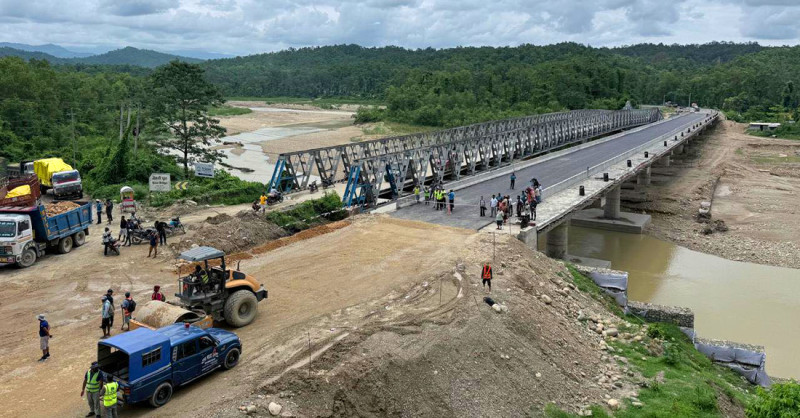 नारायणघाट–बुटवल सडकः पूर्वी खण्डका पुल निर्माण सम्पन्न