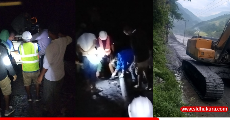 बुढीगण्डकी बाढीले अवरुद्ध विद्युत् सेवा पुनः सञ्चालन गर्ने कार्य तीव्र, धार्चेबाहेक सबै ठाउँमा विजुली बल्यो