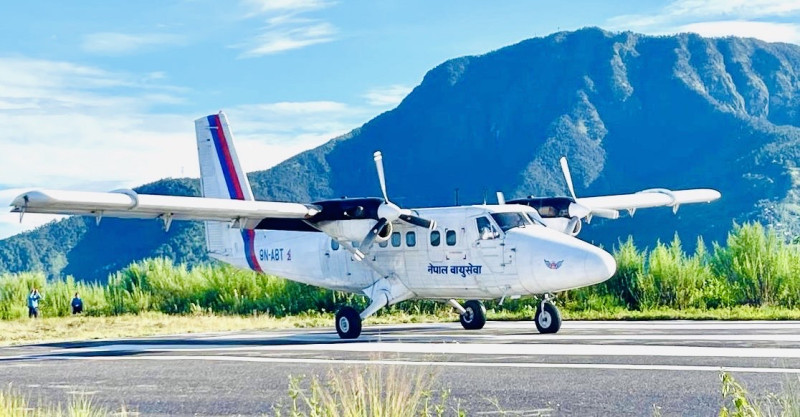 गुल्मीमा आजदेखि सातामा चार पटक हवाई सेवा सञ्चालन