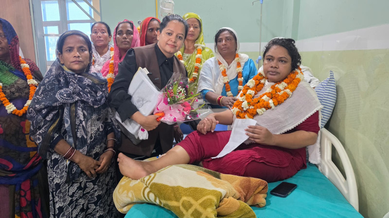 आफ्नो मुद्दा तत्काल टुङ्गाउने सहित ५ बुँदे सहमतिपछि रूबी खानले तोडिन अनशन