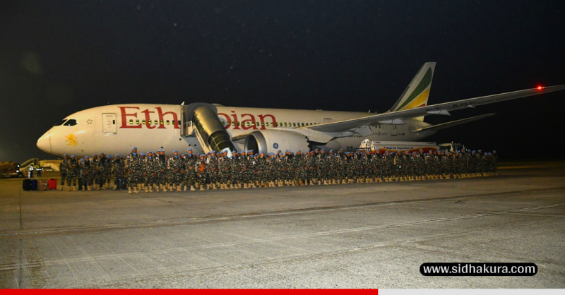 नेपाली शान्ति सैनिकको अदलीबदली