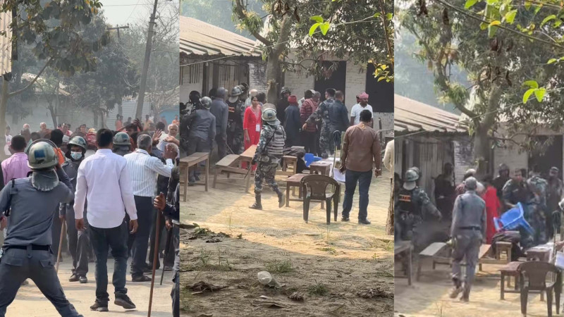 सर्लाही ४ मा विवाद मिल्यो, मतदान सुचारु