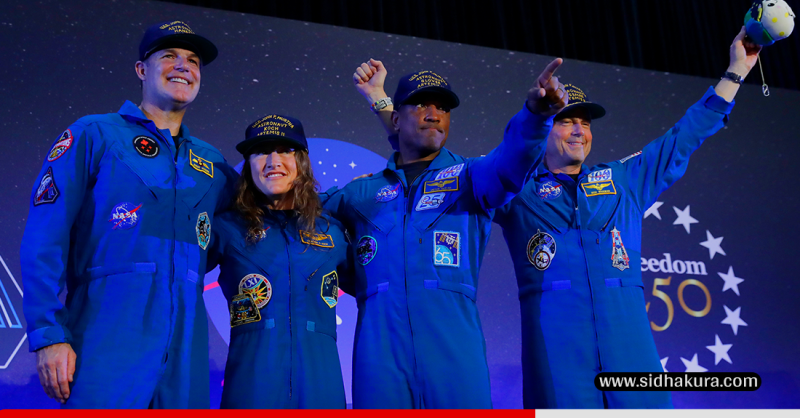 रेकर्ड यात्रा सकेर आर्टेमिस टोलीको घर फिर्ती