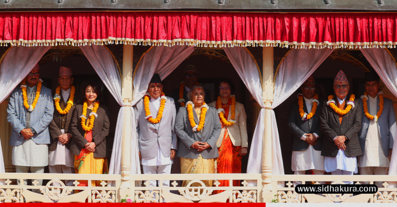 सरकारका उच्चपदस्थसँगै वसन्त श्रवण कार्यक्रममा प्रधानमन्त्री कार्की सरिक