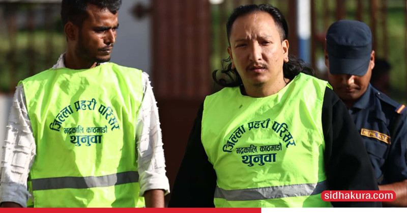 टिओबीका दावालाई ६ दिनको म्याद, पूरानो भिडियोमा देखाएको पेस्तोल पनि बरामद
