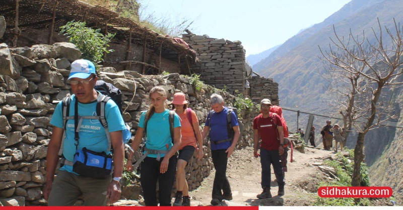 नोभेम्बरमा एक लाख १६ हजार पर्यटक नेपाल भित्रिए