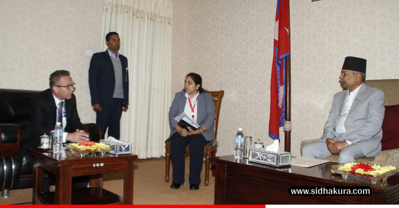 उपराष्ट्रपति यादवसँग फिनल्यान्डका राजदूतको शिष्टाचार भेट