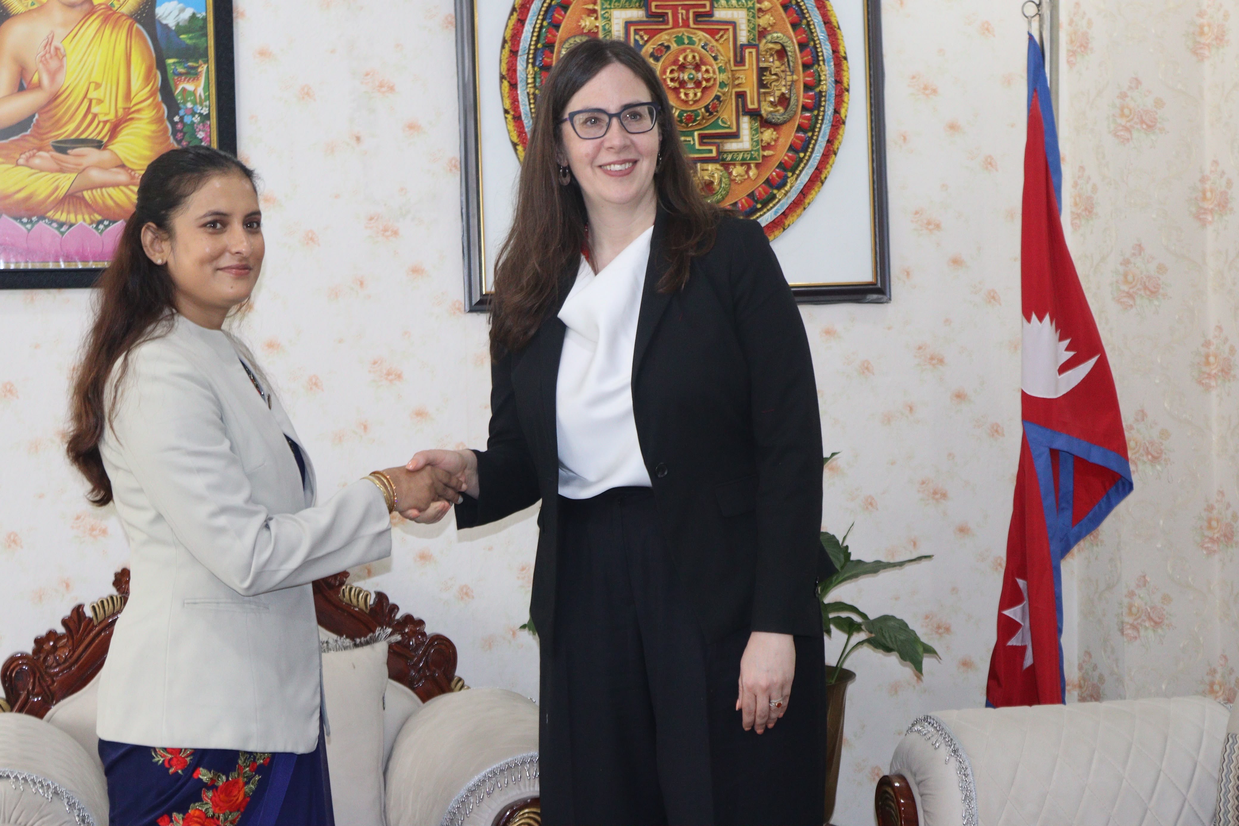 मन्त्री बादी र अमेरिकी कार्यवाहक राजदूत बोल्डिनबीच के भयो कुराकानी ?