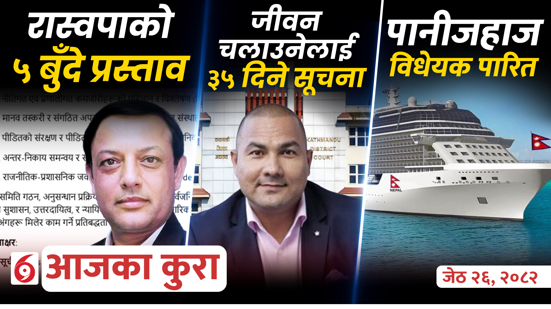 आजका कुराः दिनभर के के भयो ?