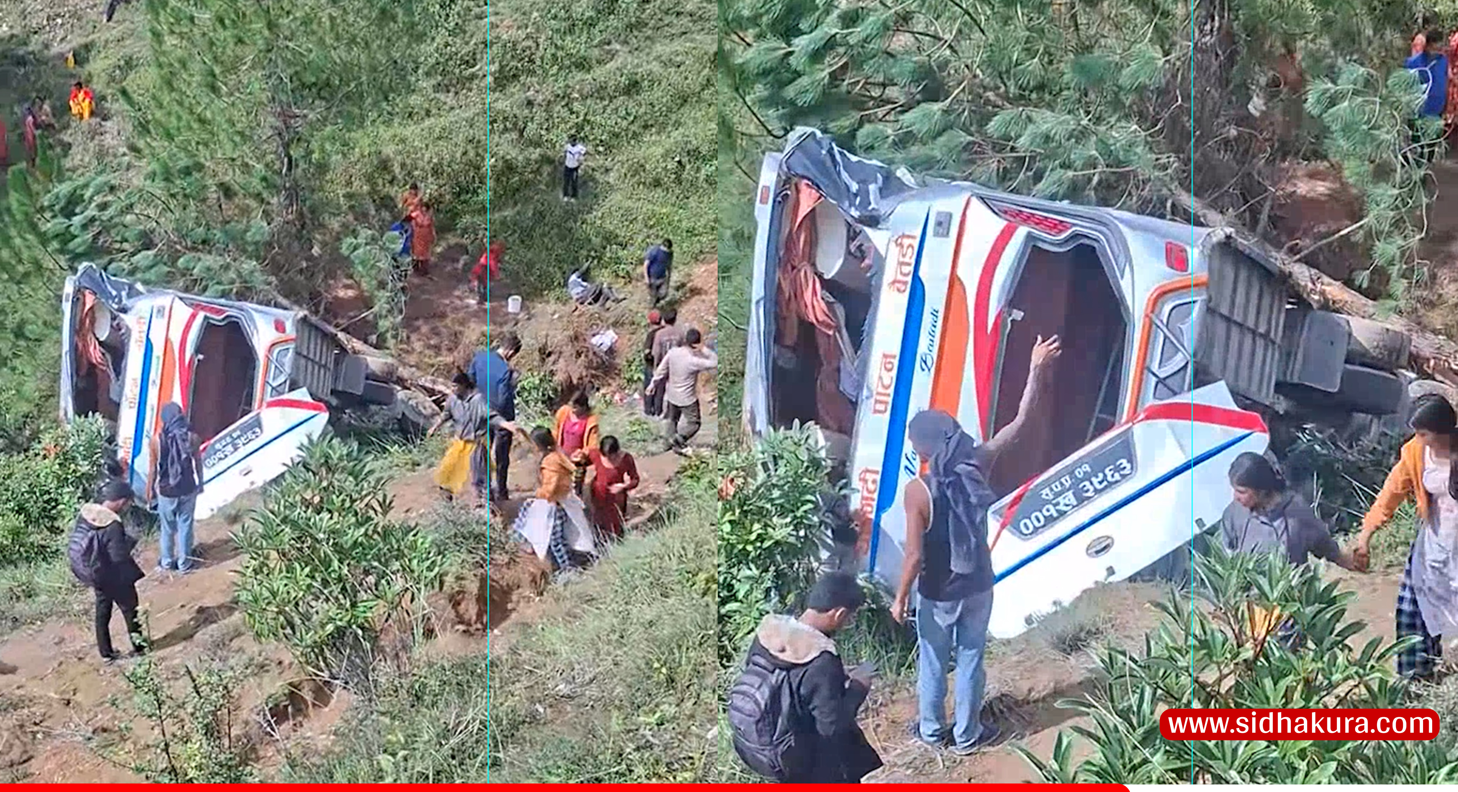 बैतडीमा बस दुर्घटना
