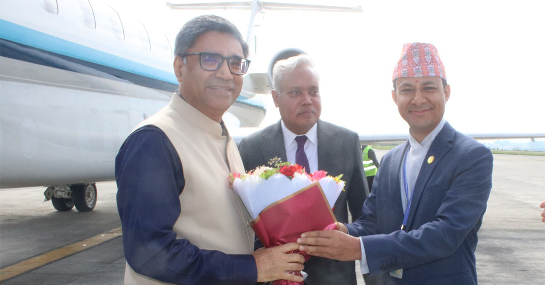 भारतीय विदेशसचिव मिस्री काठमाडौँमा