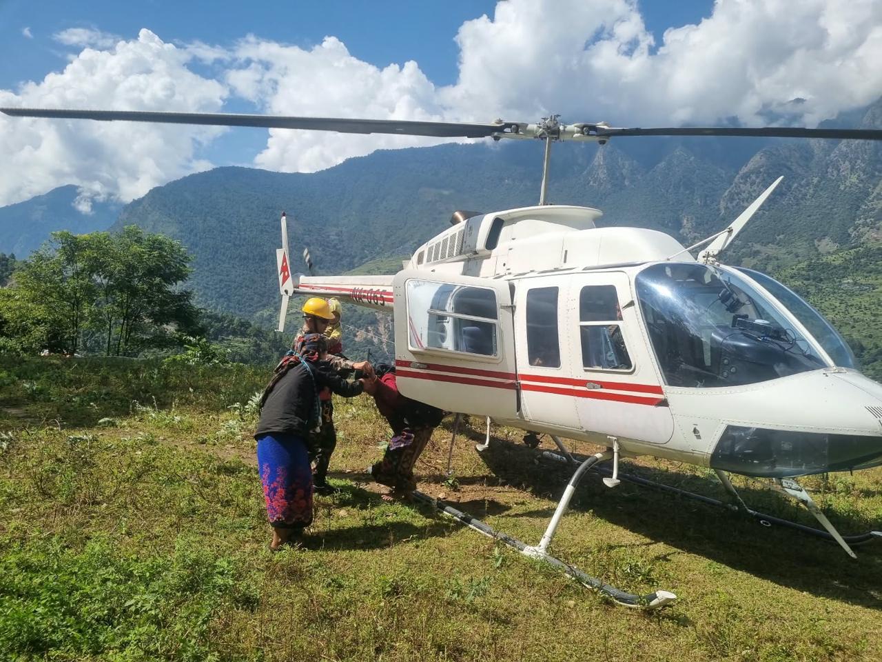 बूढीगण्डकी बाढी प्रभावित ४९ जनाको उद्धार