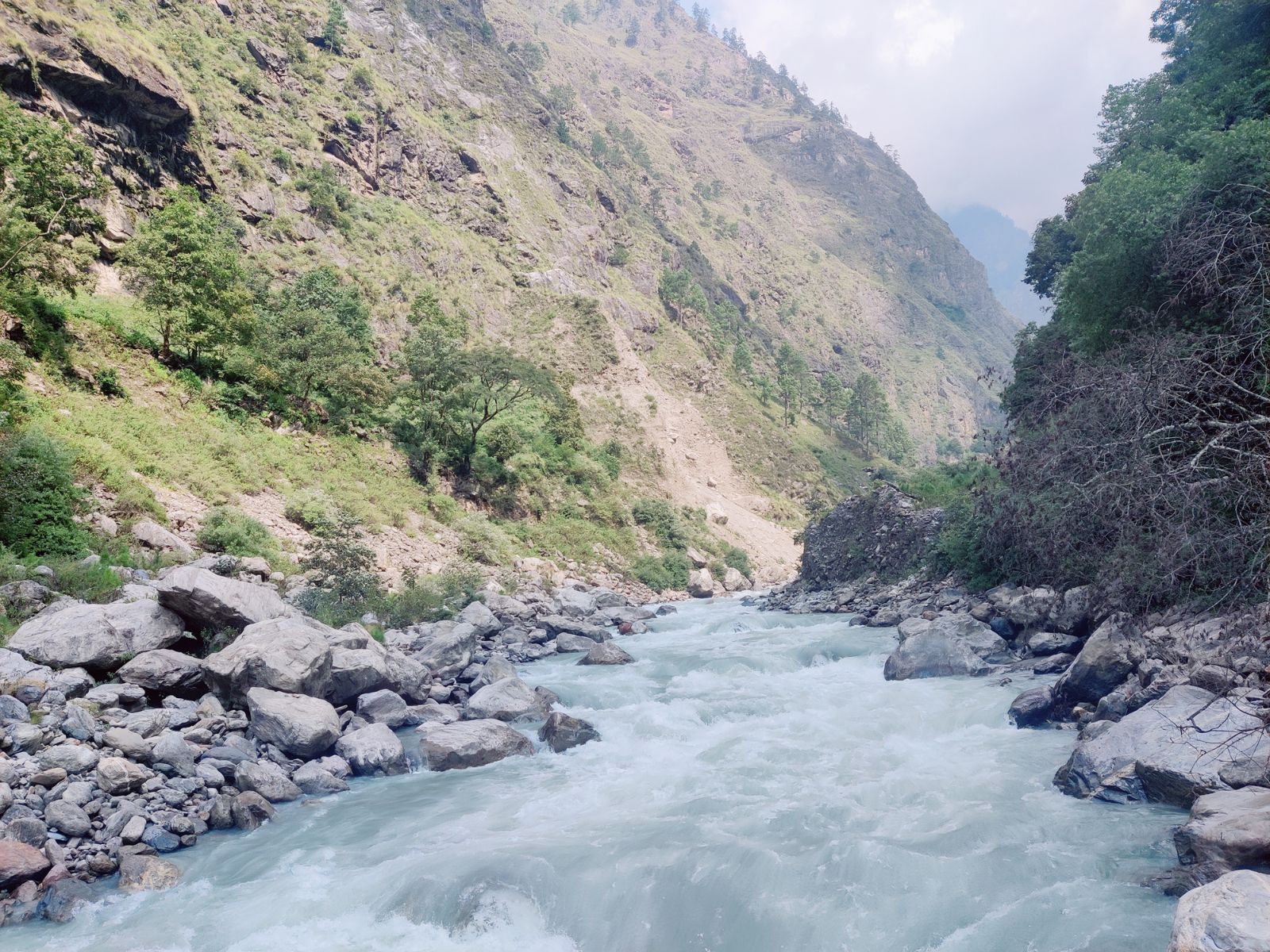 बुढीगण्डकीमा बाढी, सतर्कता अपनाउन प्रशासनले गर्‍यो आग्रह