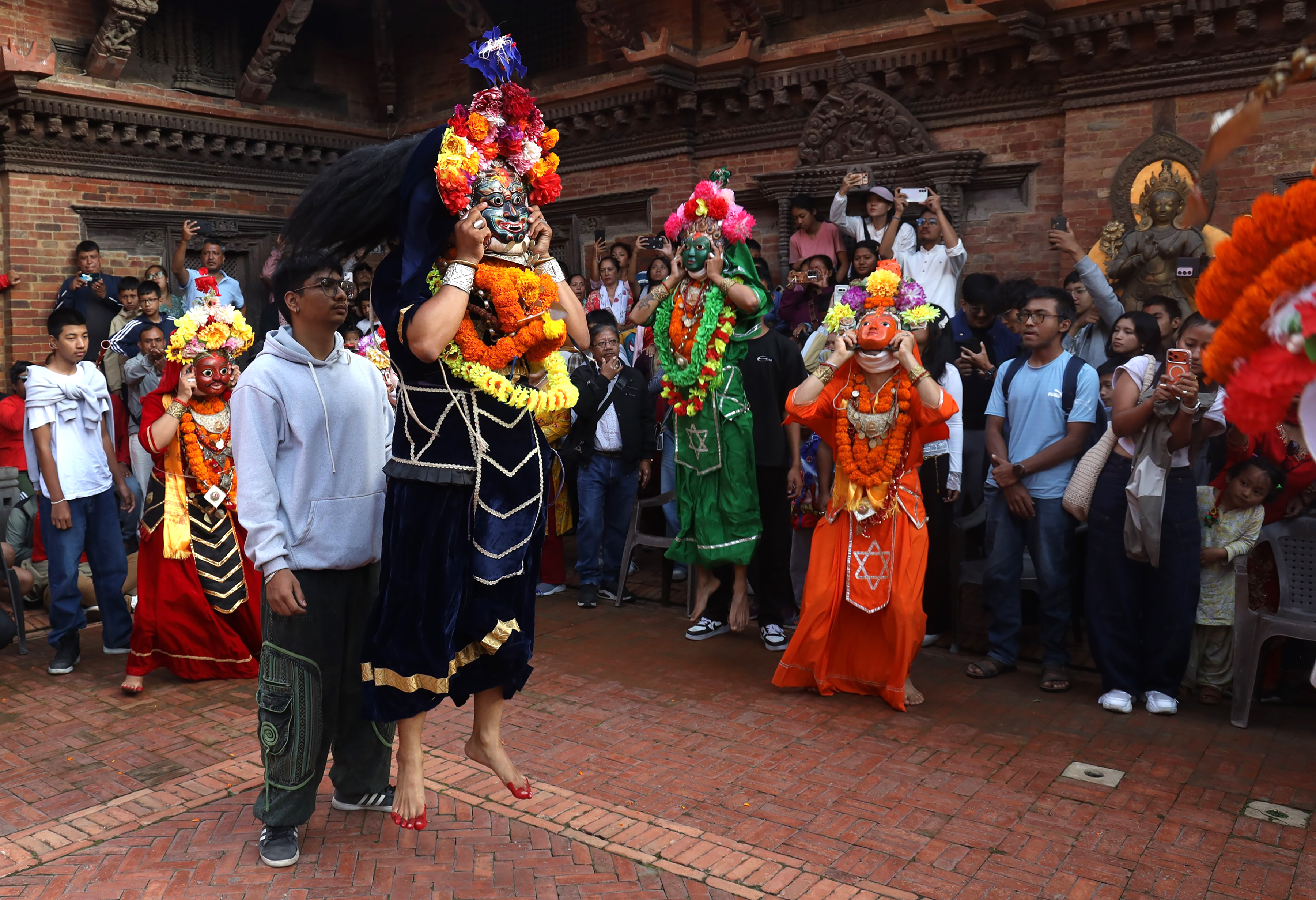 पाटनमा ३६२ वर्ष पुरानो अष्टमातृका नाच, १३ देवगणको तान्त्रिक नृत्य