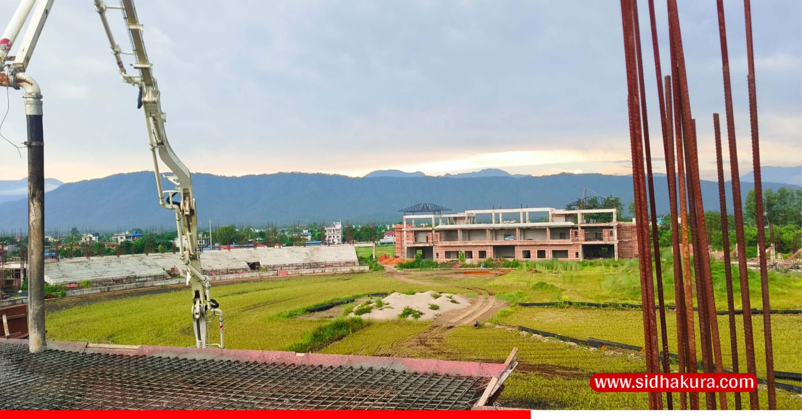 गौतमबुद्ध क्रिकेट रङ्गशालाको काम सुस्त, पुसमा निर्माण सम्पन्न गर्नुपर्नेमा प्रगति ६५ प्रतिशत मात्रै