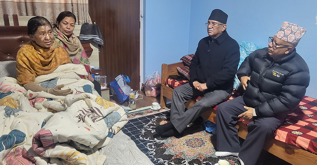 पूर्वप्रधानमन्त्री खनालकी पत्नीको स्वास्थ्य सुधारोन्मुख