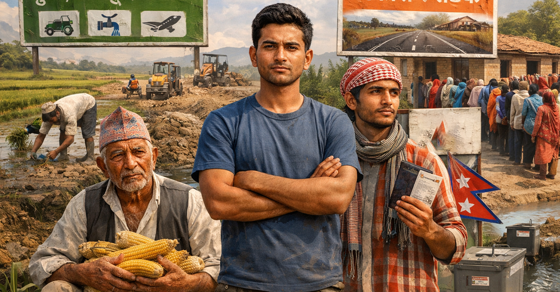 सुनसरी ४ का मतदाताको प्राथमिकता कृषि र पूर्वाधार