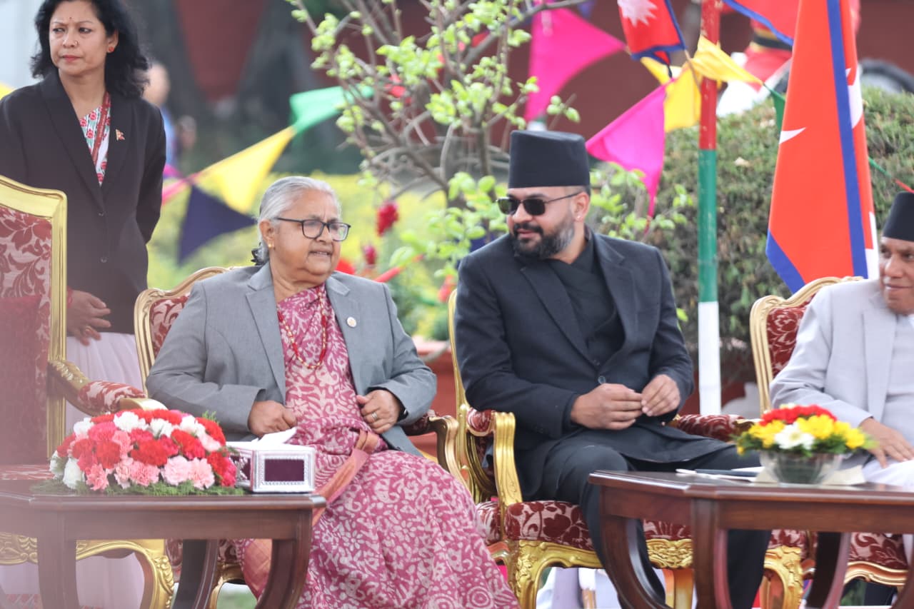 शीतलनिवासमा प्रधानमन्त्रीको शपथ समारोह  live