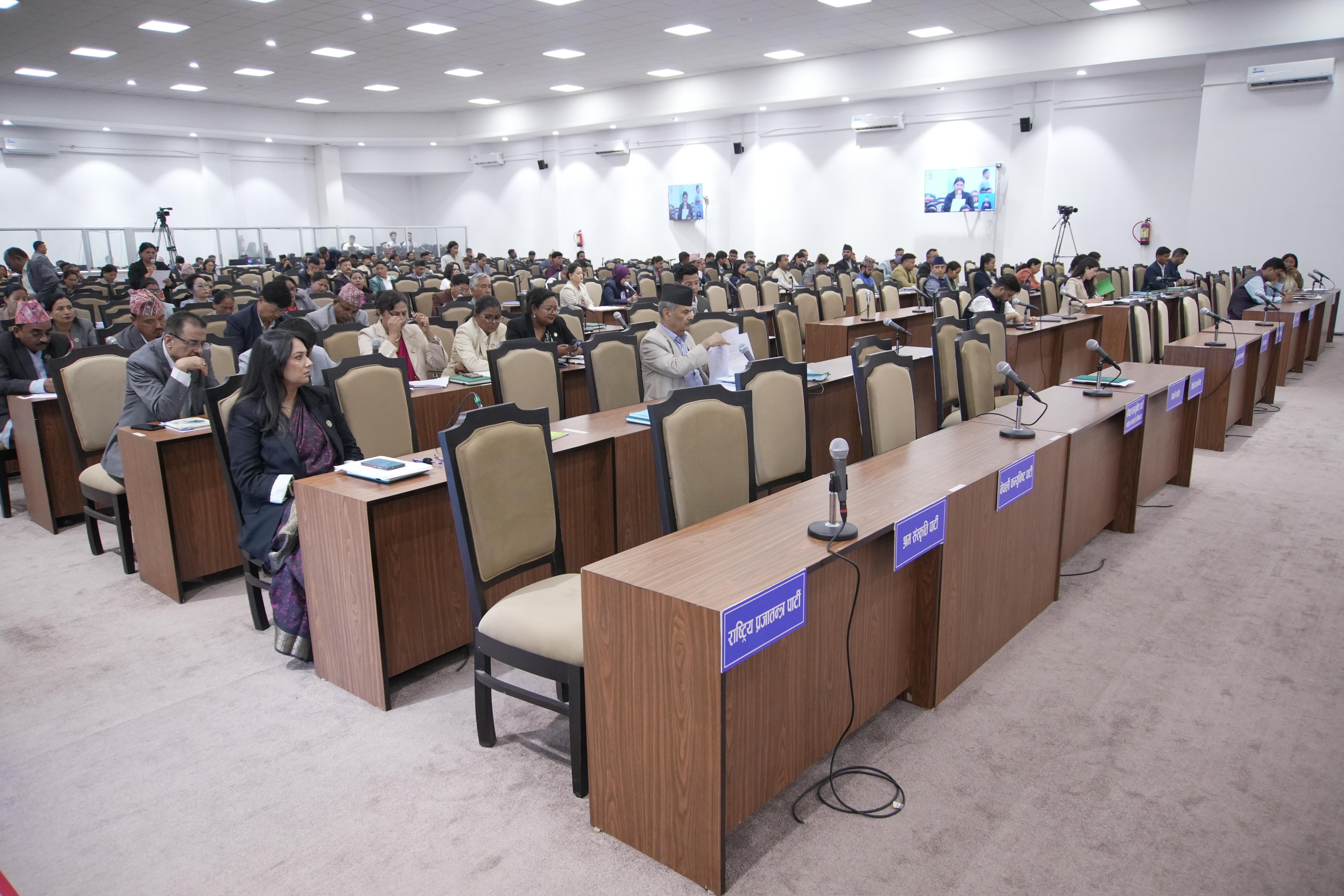 गणेश नेपालीले आत्मदाह गरेको घटनाबारे संसदको ध्यानाकर्षण