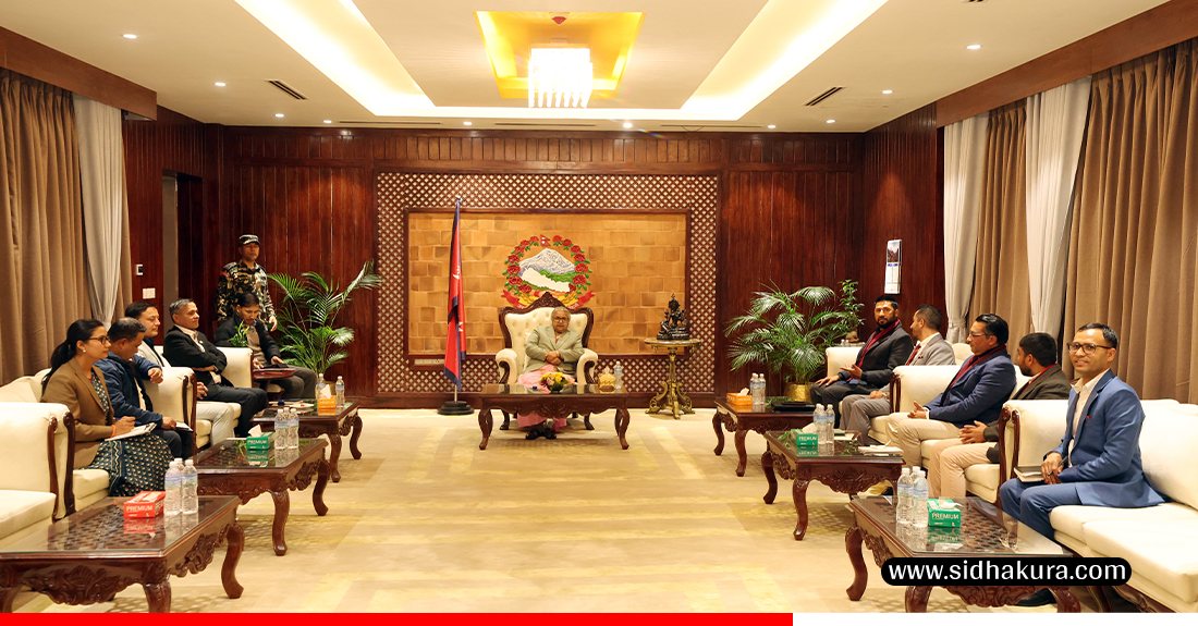 प्रधानमन्त्री सुशीला कार्की र रास्वपा सभापति रवि लामिछानेबीच भेटवार्ता