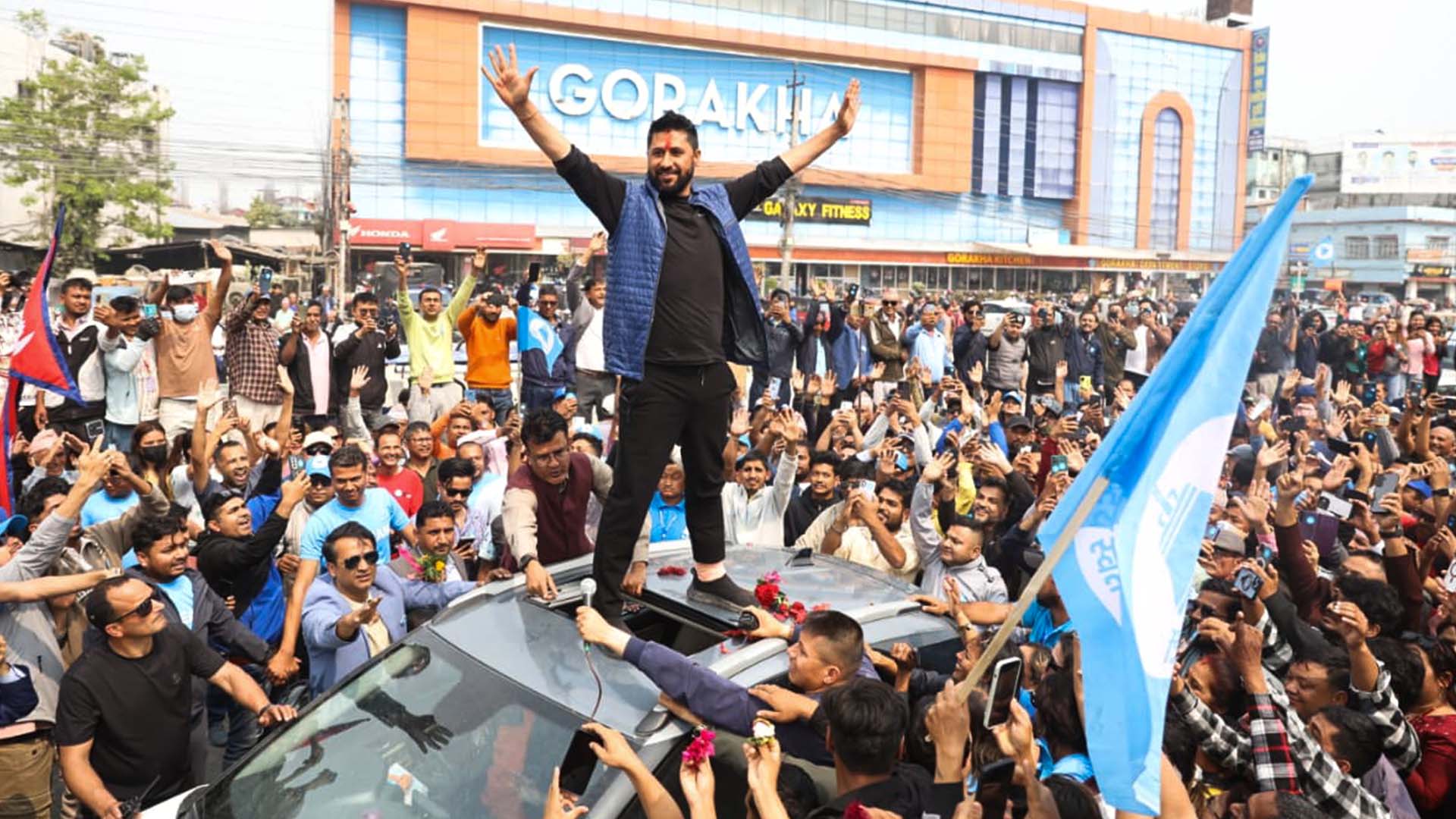 बालेनको क्षेत्रमा पुगेर रवि लामिछानेले भने– न्याय माग्न आएको हुँ