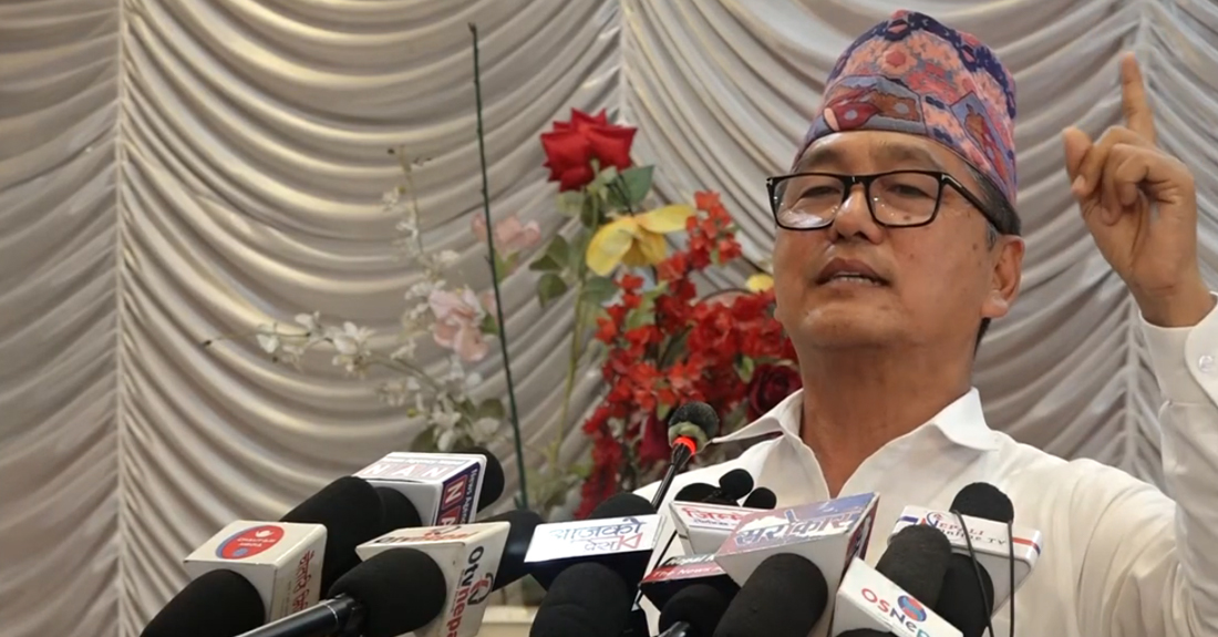 राजनीतिलाई पैसा कमाउने माध्यम नबनाउन राजेन्द्र लिङ्देनको आग्रह