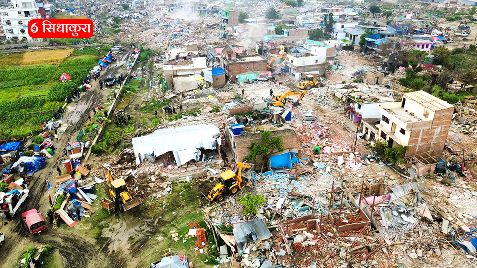 मनोहरामा आज पनि चल्दै छ डोजर (तस्बिरहरु)