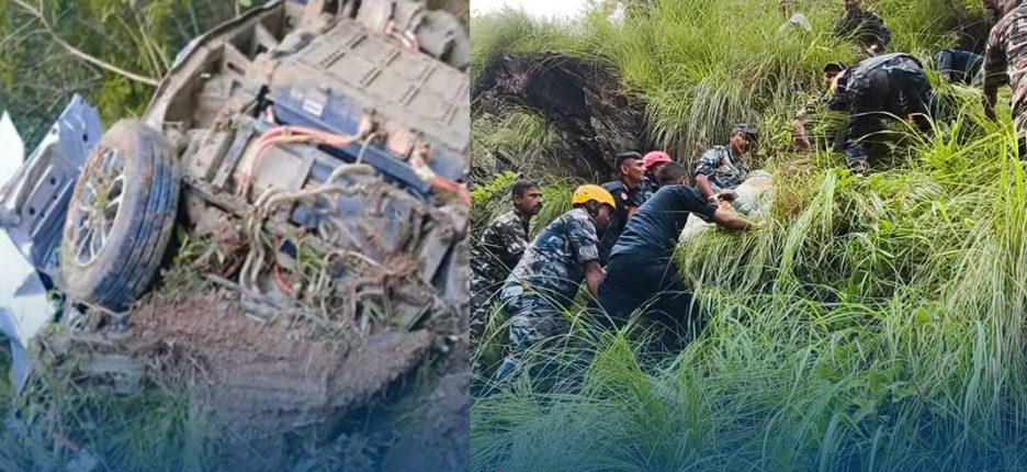 मकवानपुरमा गाडी दुर्घटना, चार जनाको मृत्यु