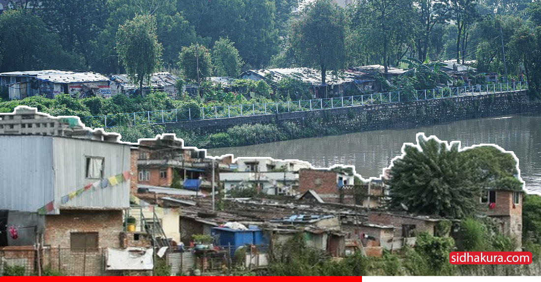 काठमाडौँ र ललितपुरमा जग्गा भएका पनि बस्छन् थापाथलीको सुकुम्बासी बस्तीमा (सूचीसहित)