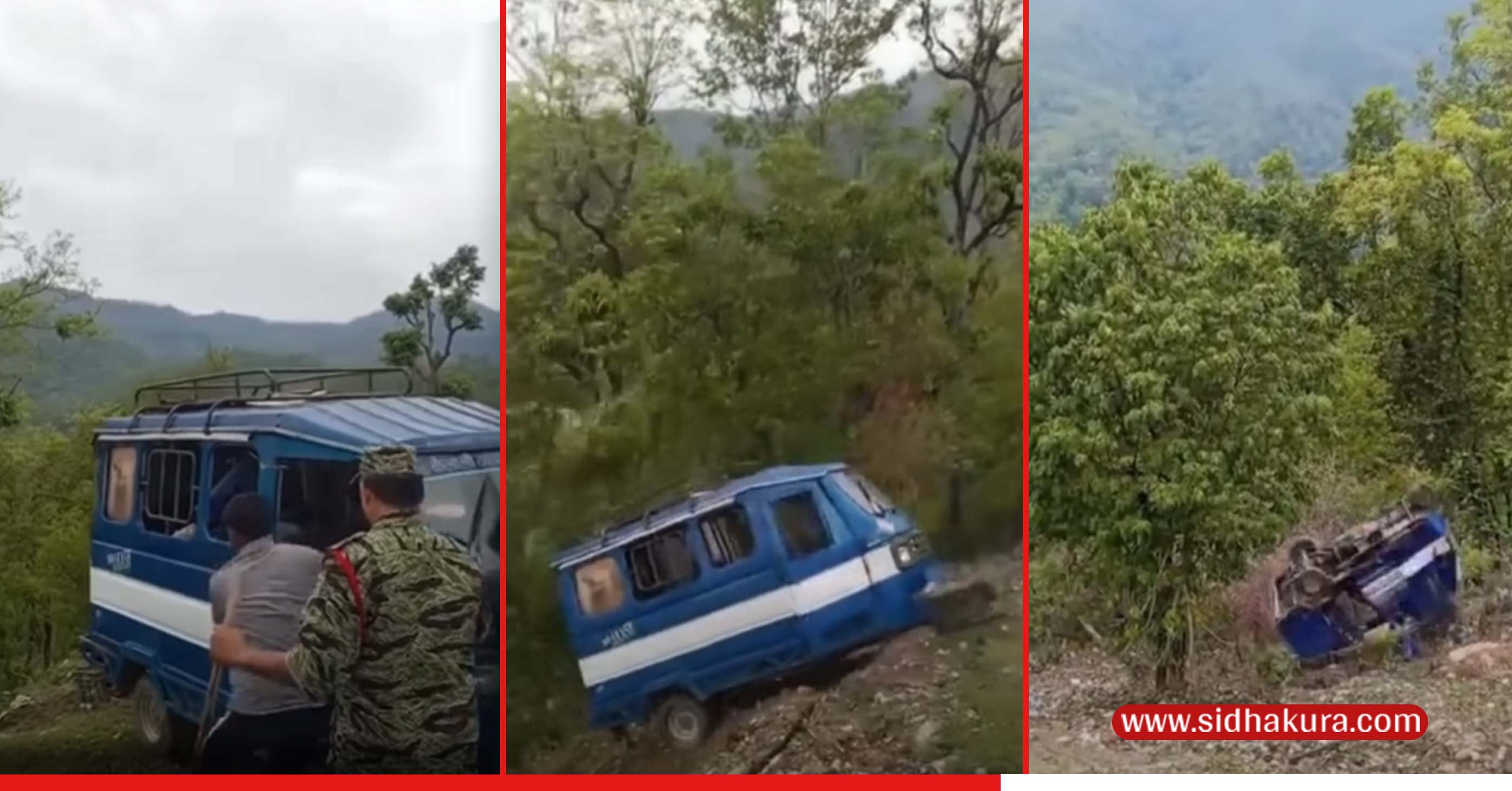 डिभिजन वन कार्यालयकाे स्पष्टीकरणः ‘बिग्रिएको टेम्पो हटाउने क्रममा भिरबाट खसेको हो’