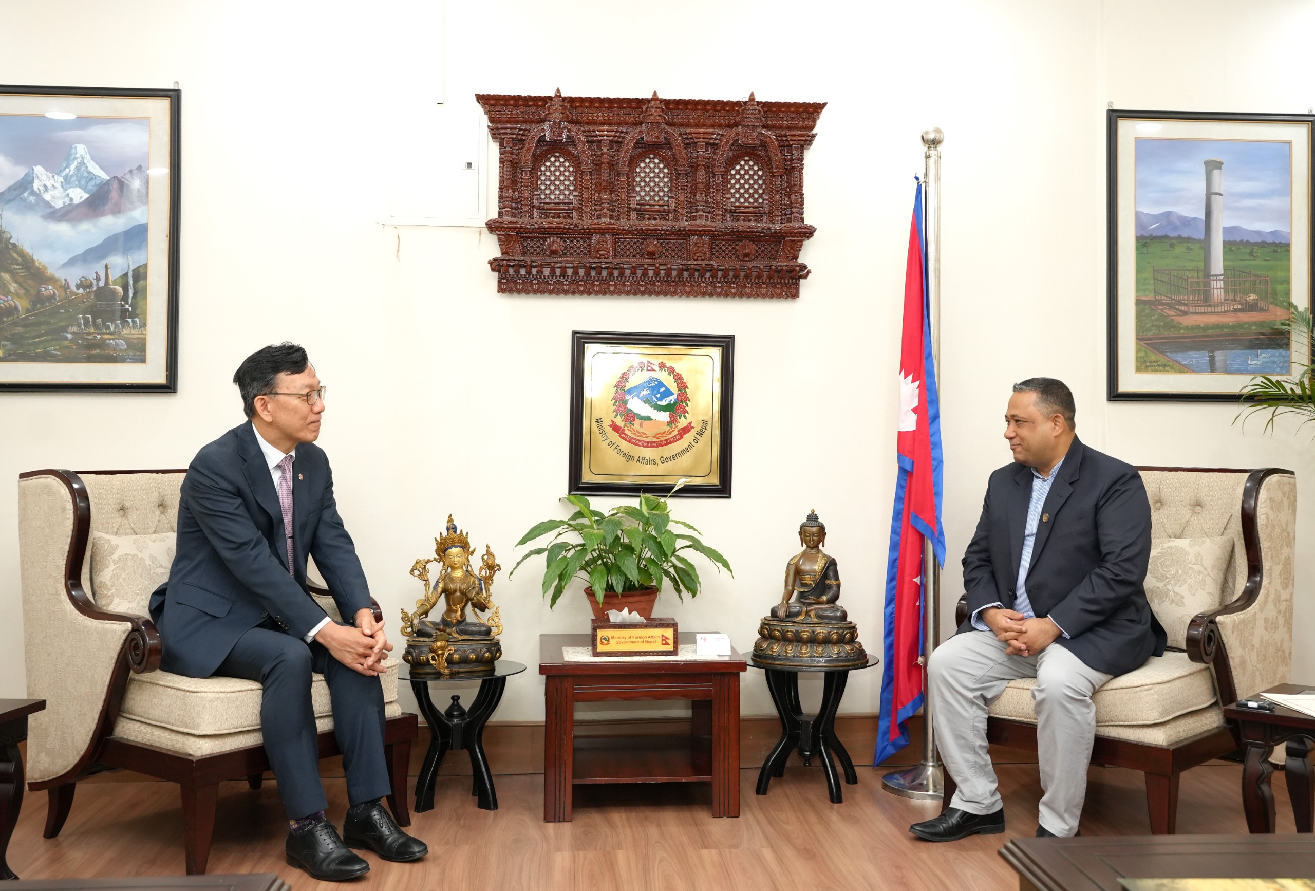 नेपाल–दक्षिण कोरियाबीच कनेक्टिभिटी बढाउनुपर्छ– परराष्ट्रमन्त्री शिशिर खनाल
