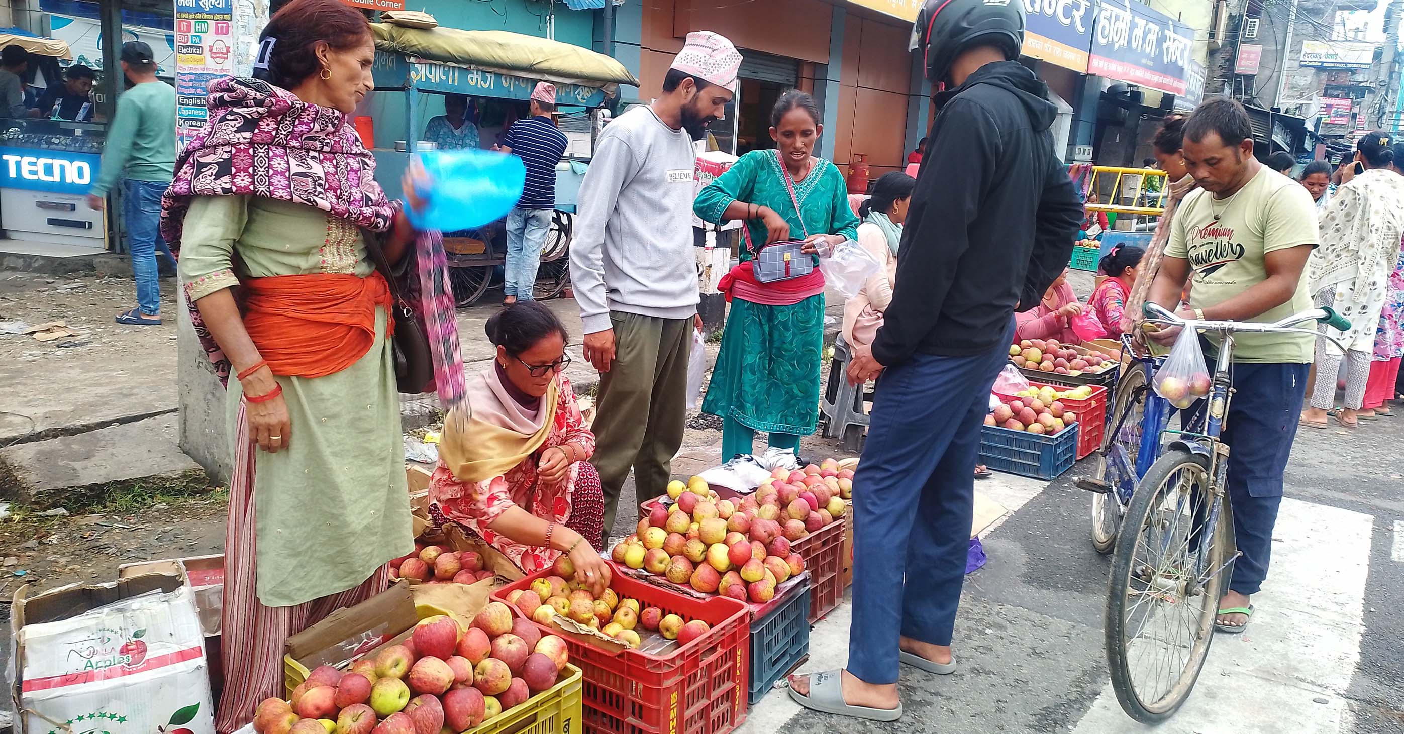 उपभोक्ताको रोजाइमा कर्णालीको स्याउ