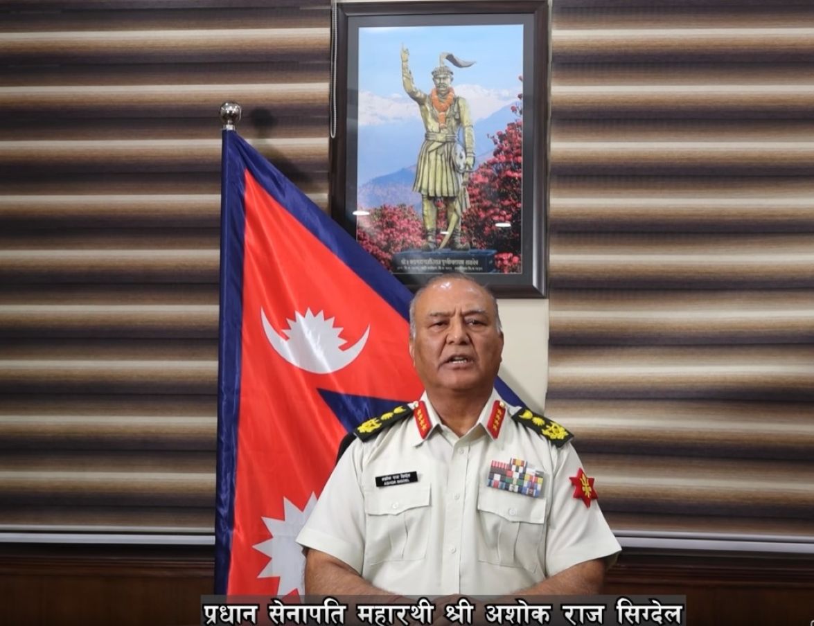 नेपाली सेनाले लियो मुलुकको व्यवस्था,आन्दोलनरत सबैलाई वार्तामा आउन प्रधान सेनापतिकाे आग्रह