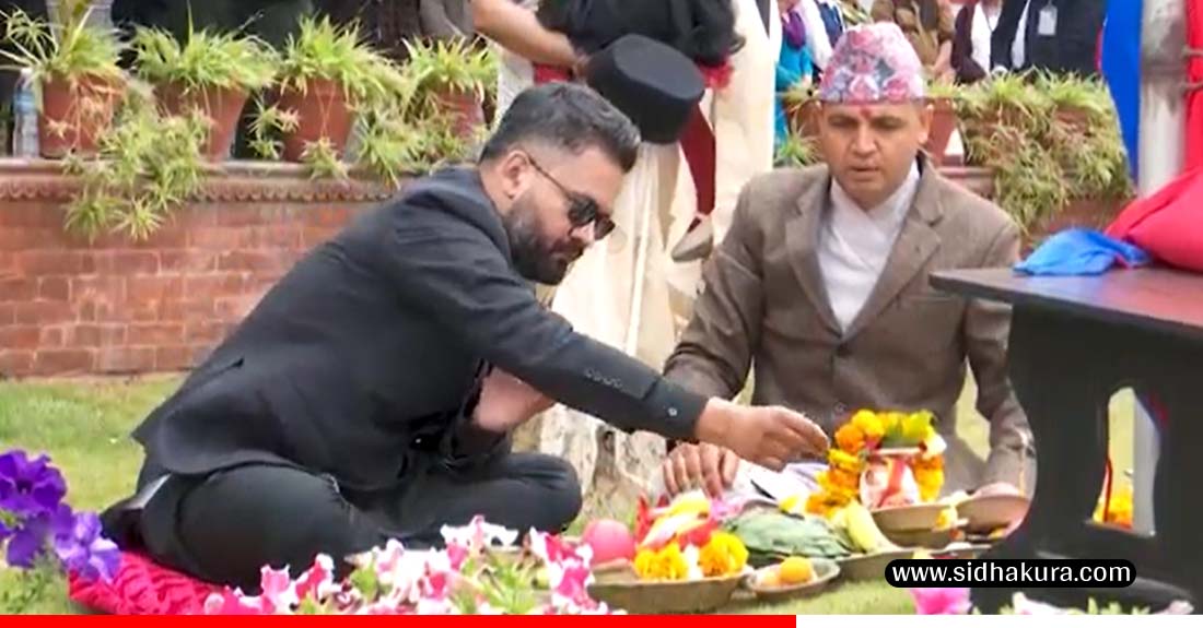 गृहपुजा गरी बालुवाटार प्रवेश गरे प्रधानमन्त्री शाह