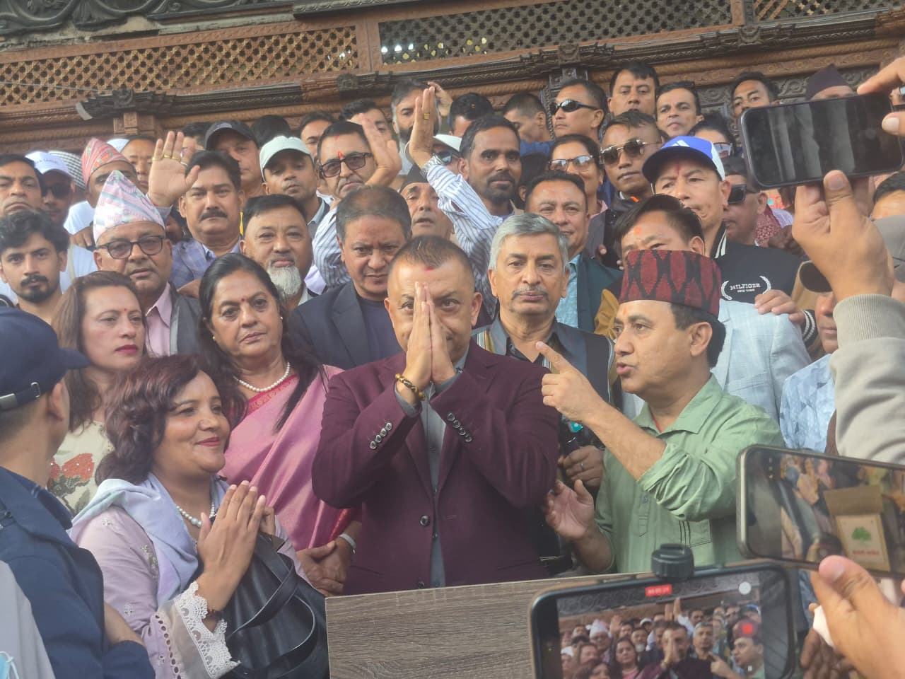 सभापति चुनिएपछि सानेपामा गगनको इन्ट्री (तस्बिरहरू)