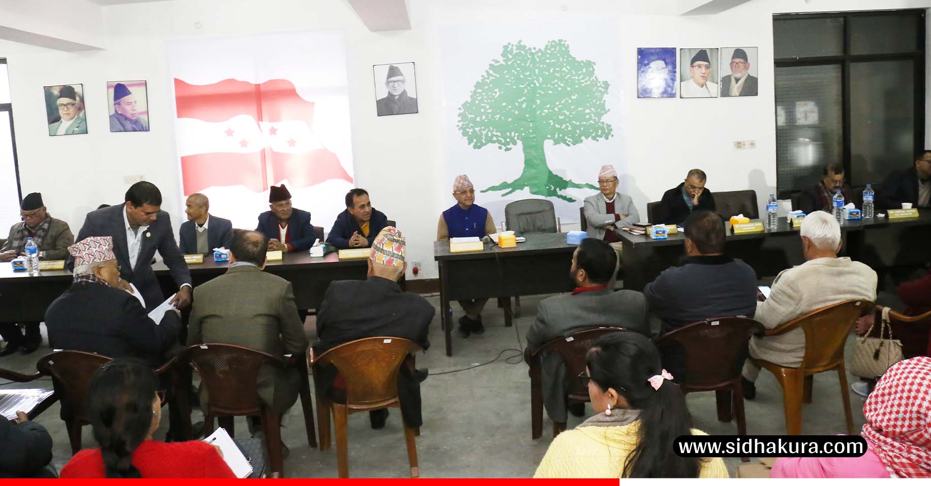 नेपाली कांग्रेस केन्द्रीय कार्यसमिति बैठक सुरु