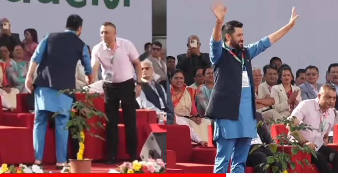 कांग्रेस महाधिवेशनमा पुगे रवि लामिछाने