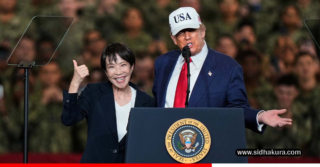 होर्मुज तनावबीच ट्रम्प–ताकाइची भेटवार्ता