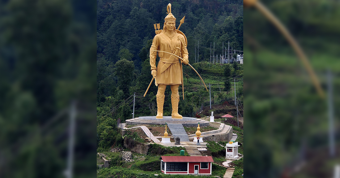 बुइपामा ११० फिट अग्लो यलम्बरको प्रतिमासहित पार्क निर्माण
