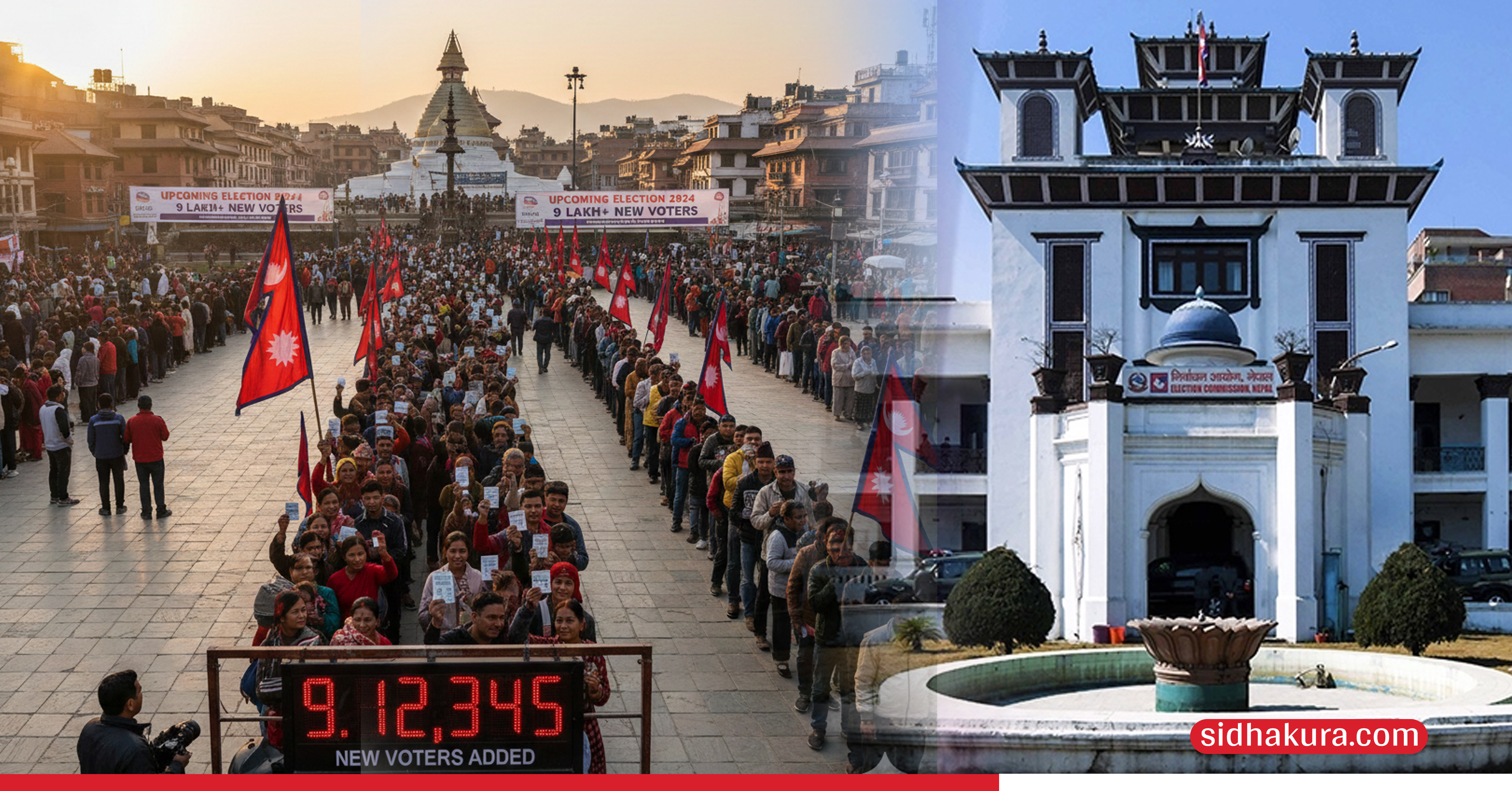 अन्तिम मतदाता नामावली प्रकाशित, सवा नौ लाख मतदाता थपिए