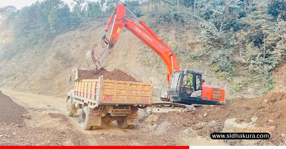 गुल्मीको रुद्रवेणी–वामीटक्सार सडक अवरुद्ध हुने