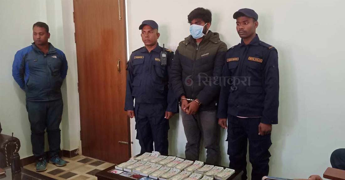 १८ लाख नक्कली नेपाली नोट सहित एकजना पक्राउ