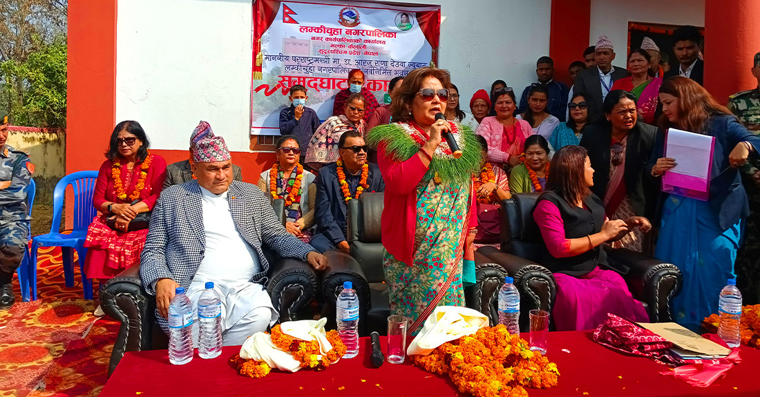 चिसापानी–गड्डा चौकी सडकखण्ड छ लेनको बन्छः परराष्ट्रमन्त्री