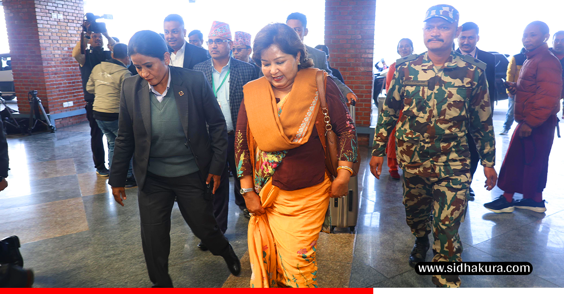 परराष्ट्रमन्त्री आरजु राणा चीन प्रस्थान