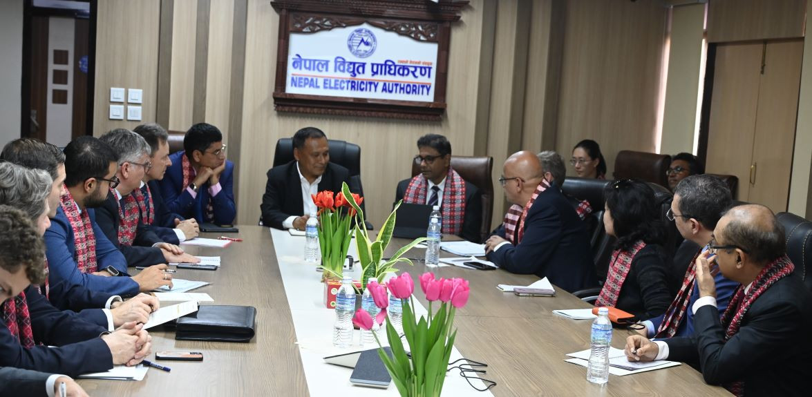 विद्युत् पूर्वाधार विस्तारमा लगानी बढाउन विद्युत प्राधिकरणबाट एआइआइबीलाई आग्रह
